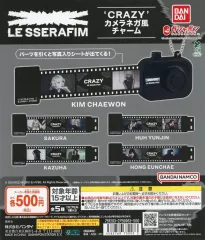 【中古】紙製品 ガチャ台紙 「LE SSERAFIM ‘CRAZY’ カメラネガ風チャーム」