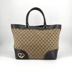 GUCCI（グッチ） ラブリー GGキャンバス レザー 257071 トートバッグ ブラウン