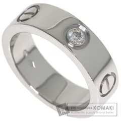 CARTIER カルティエ ラブリング1P ダイヤモンド #49 リング・指輪 PT950 レディース [中古]