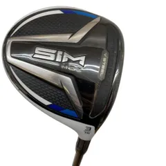 【中古】 テーラーメイド SIM MAX 3W フェアウェイウッド FW TENSEI BLUE TM50(FW) (フレックスS) メンズ 男性用 右利き 右用 Cランク ゴルフクラブ