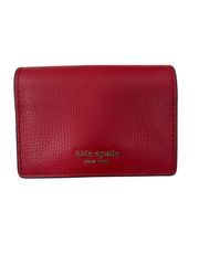 【管理番号-P】kate spade NEW YORK ケイトスペード ニューヨーク パスケース コインケース 赤 中古 現状品