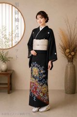 着物と帯 時流】O26981◇七五三 3才女の子着物 被布コートセット◇8点