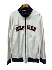 TOMMY HILFIGER (トミーヒルフィガー) フルジップスウェットジャケット L ホワイト メンズ/199