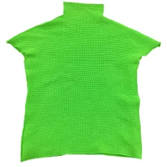 ISSEY MIYAKE イッセイミヤケ PLEATS PLEASE カットソー SIZE 3 PP16FK023 黄緑