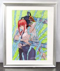 集英社 ジャンプフェスタ2021 チェンソーマン マキマ 高級複製原画 ○ 集英社 藤本タツキ チェンソーマン ジャンプフェスタ2021 高級複製