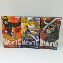【未開封】僕のヒーローアカデミア MAXIMATIC フィギュア 3体セット バンプレスト ヒロアカ 爆豪勝己 イレイザーヘッド ミルコ まとめ売り C-37-2