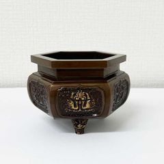アウトレット】 鳴金錫杖 錫杖 宝珠型 鳴金 六環 色付き柄 真鍮柄 長さ