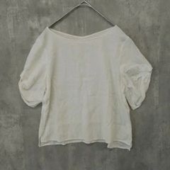 SlMPLICITE シンプリシテェ バルーンスリーブブラウス サイズ不明 ホワイト系 ラ・ヴェリタ古着 260827-1004 レディース 春夏秋 バルーンスリーブ