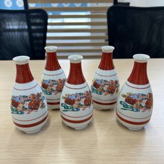 九谷焼　徳利　とっくり　5本