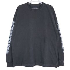 NEIGHBORHOOD ネイバーフッド 26SS NH.TEE LS-3 261PCNH-LT03 クルーネック ロングスリーブ Tシャツ ブラック ロンT 長袖 サイズL Octz