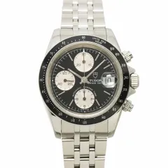 チューダー チュードル TUDOR クロノタイム 79260P メンズ 腕時計 デイト ブラック オートマ 自動巻き ウォッチ Chrono time 90343186