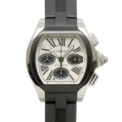 カルティエ Cartier ロードスター クロノグラフ W6206020 メンズ 腕時計 シルバー オートマ 自動巻き ウォッチ Roadstar 90343267