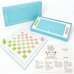 HERMES エルメス シェーヌ・ダンクル スクエアプレート トレイ ブルー