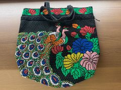 伝統工芸 手桶形 陶器製 花瓶 フラワースタンド アーチ状ねじり持ち手