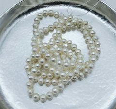 パール キスカ ナチュラル 5mm　約390個　昭和レトロ　メイドインジャパン