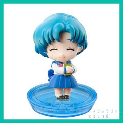 Pretty Guardian Sailor Moon Petit Chara! Series Pretty Guardian Sailor Moon Petit School Life! Edition [Mizuno Ami B (Smiling)] (Single Item) Brand New, Unused, Inner Bag Unopened, 1 Mini Figure with Dedicated Base *Red circle shows initial paint bleed.