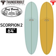 サンダーボルト ドナルドタカヤマ スコーピオン2 THUNDERBOLT DONALD TAKAYAMA SCORPION2 6’4 4 FCS2 BOX +1 REDコンストラクション EPS サーフボード