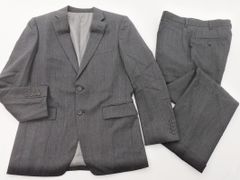 TAKEO KIKUCHI タケオキクチ ウール100% ストライプ セットアップ ジャケット パンツ スーツ size3/グレー ◇■ メンズ