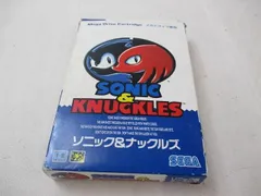 中古品 ゲーム セガ メガドライブ ソフト ソニック＆ナックルズ 箱説・はがき付き