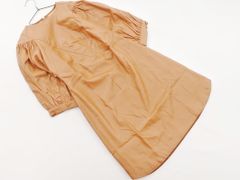 新品 Lily Brown リリーブラウン フェイクレザー ワンピース sizeF/茶 ◇■ レディース