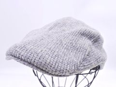 LACOSTE ラコステ ウール混 ニット ハンチング キャップ sizeF/グレー ◇■ メンズ