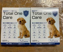 新品未開封】トータルワンケア 犬用サプリメント 2箱 10本×2箱 - メルカリ
