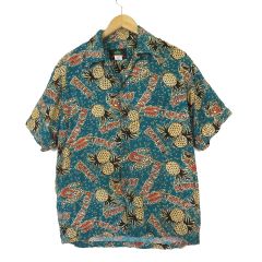 パイナップルジュース ヴィンテージ 80's〜90's アロハ XL 黒タグ
