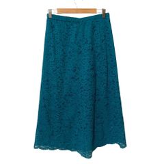 B:MING by BEAMS Platinum ビーミングバイビームスプラチナム レース フレアスカート サイズM グリーン レディース 春 夏 秋 冬 中古 古着 USED 美品