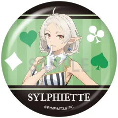 【中古】バッジ・ビンズ シルフィエット マジシャンver 缶バッジ 「無職転生III ～異世界行ったら本気だす～」