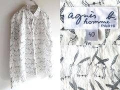 希少 フランス製 90s-00sビンテージ agnes b. アニエスベー 花柄 バラ