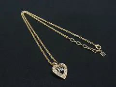 ■極美品■ NINA RICCI ニナリッチ ハート ネックレス ペンダント アクセサリー レディース ゴールド系 DP9601