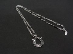■ 상태좋음 ■ BLESS ブレス サージカルステンレス 316L ホースシュー ネックレス ペンダント アクセサリー メンズ シルバー系 ジュエリー 普段使い 중고 DP9800