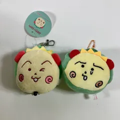 ★ コジコジ リール付きぬいぐるみキーホルダー もちもちフェイスマスコット 2点 まとめ さくらももこ ゲラン  現状品