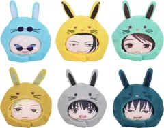 【中古】ぬいぐるみマスコット・ぬいぐるみバッジ 全6種セット 「呪術廻戦 第2期 懐玉・玉折 あにずきん(ぬいぐるみマスコット) 第1弾」