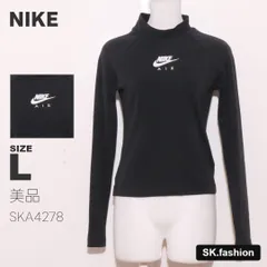 美品 NIKE トップス カットソー　長袖　ハイネック　ロゴプリント　ワンポイント
