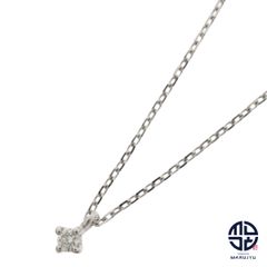 Jouete ジュエッテ K18WG 18金ホワイトゴールド ダイヤ1P 1粒ダイヤ ネックレス ジュエリー アクセサリー 華奢 エレガント シンプル