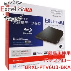 [bn:5] BUFFALO　外付けブルーレイドライブ　BRXL-PTV6U3-BKA　ブラック