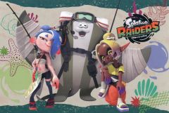 [Used] Postcard Surimi Rengo Postcard "Splatoon Raiders" Nintendo DREAM October 2026 Issue Bound-in Supplement