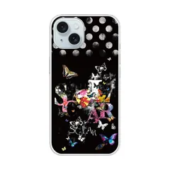 【新品】 ScoLar スカラー arrows 5G F-51A ハードケース スマホケース アローズ f51a スマホカバー ポリカーボネート製 保護 ドット ロゴ チョウ ブラック