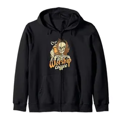 【新品】 ハロウィンの仮装面白い ジップパーカー