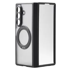【新品】 エレコム Galaxy Z Fold8 Ultra(SC-56G) ケース カバー 耐衝撃 衝撃吸収 マグネット MAGKEEP ハイブリッド TPU 回転式スタンド 4つ角エアークッション 極限保護設計 ワイヤレス充電器対応 ブラック PM-G26