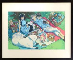 [Used] Original Illustration Board (with accessories) SPY×FAMILY Reproduction Original Artwork - Forger Family