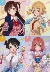 【中古】キャラカード 全4種セット ブロマイド 「くじコレ 彼女、お借りします アオハルSTYLE」 くじ20個購入特典