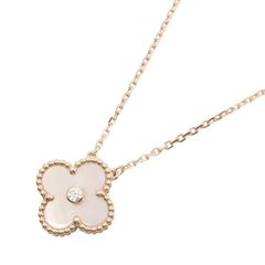 Van Cleef & Arpels 밴 크리프 & 아펠 빈티지 알함브라 마더 오브 펄 1PD 목걸이 목걸이