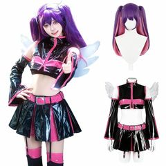 [신품] [NOKIJP] 니고 리리 아마노 리리사 리리엘 타치바나 미카리 미리에라 타치바나 미카리 코스프레 에이투 2.5 차원 유혹 코스프레 의상 가장 이벤트 할로윈 의상 학원 축제 [밀리에라, S]