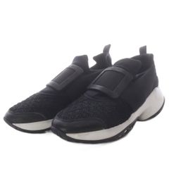 ロジェヴィヴィエ ROGER VIVIER ヴィヴ ラン スニーカー 38.5 ブラック /YO31