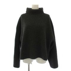 トーテム TOTEME Wool Yak Rib Knit Sweater ニット セーター 長袖 タートルネック ウール XS グレー 221-556-763 /BM