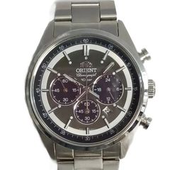 オリエント ORIENT TX00-C0-B 腕時計 ウォッチ クォーツ カレンダー付き デイト クロノグラフ シルバー色 ■GY18 /MQ