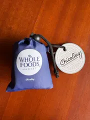 ホールフーズ × ChicoBag コラボ エコバッグ カラビナ付き