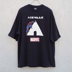 2016 AIRWALK × MARVEL Spider-Man T-Shirt, Size L, Black (Collaboration)